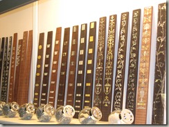 Inlaid fretboards