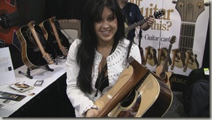 Voyager Folding Guitar shown by Shawn Mayer