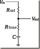 Circuit with tone
