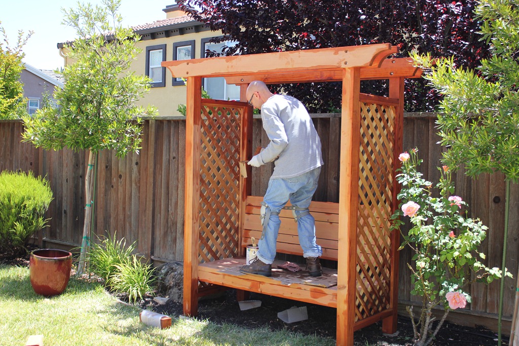 Garden Arbor Bench Project – Planet Z