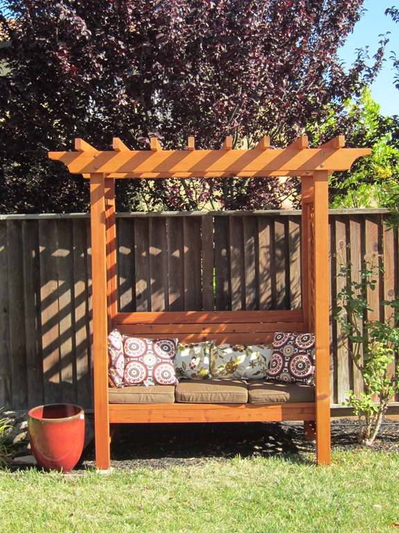 Garden Arbor Bench Project â€