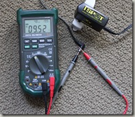 Measuring 1 Spot 9V power supply