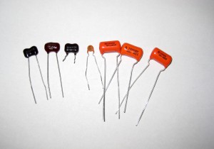 IMG_3475 Silver Mica, Ceramic and Orange Drop Capacitors