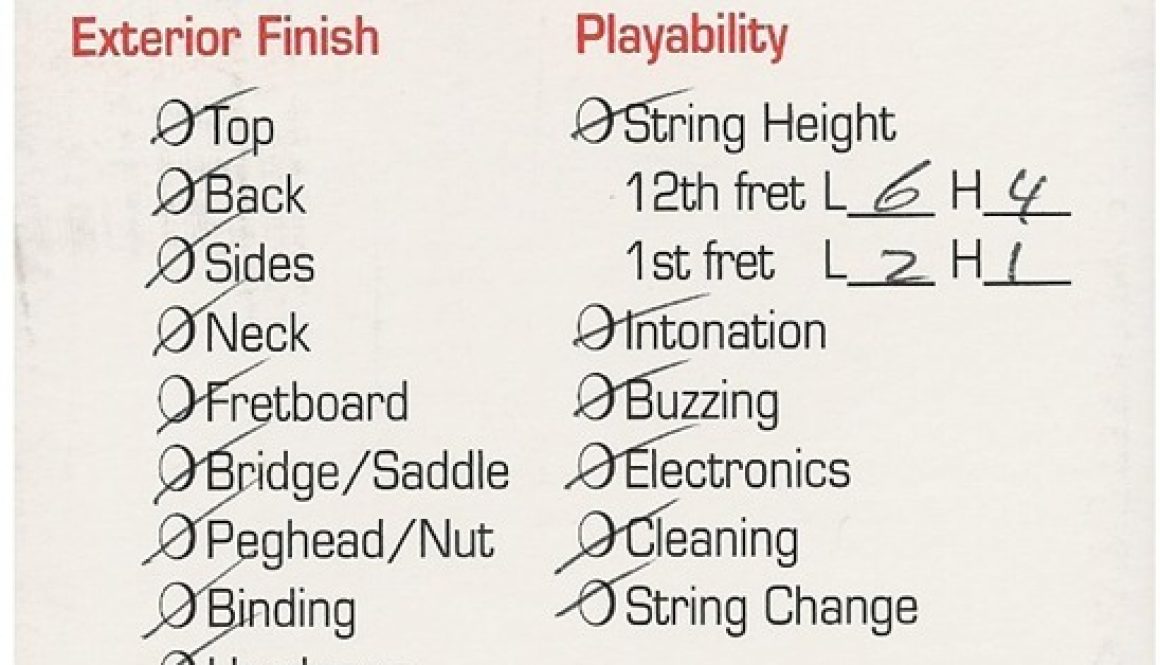 Prepack Checklist