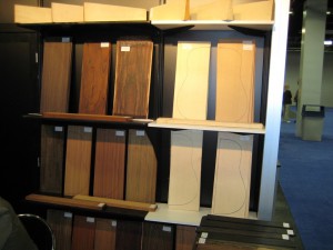 Hardwood blanks for tops and backs