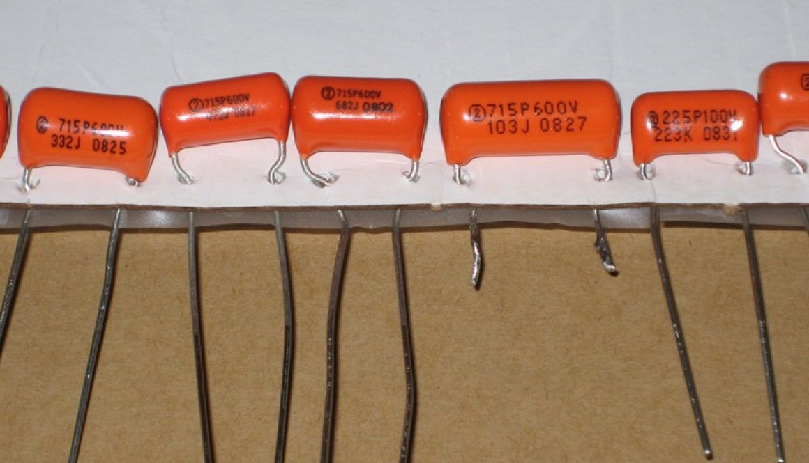 Orange Drop capacitors from 1000pf to .047uF