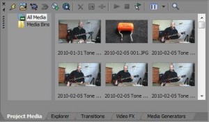 Sony Vegas Media Explorer