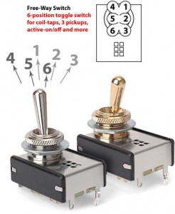 Free Way 6 Position Switch