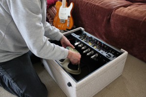 Vox AC15HW1 Disassembly- Careful with the tubes. Remove them (and the entire amp unit) if you don't have room Vox AC15HW1 Disassembly- Careful with the tubes. Remove them (and the entire amp unit) if you don't have room