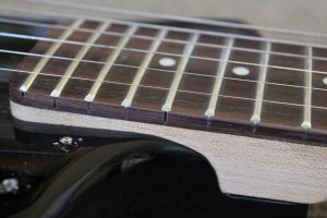 Ktone Travel Guitar- Gaps in fret slots