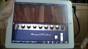 Amplitube on the iPad 2