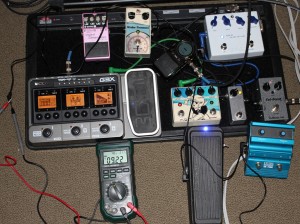 Crazy pedal chain for measuring power supply load