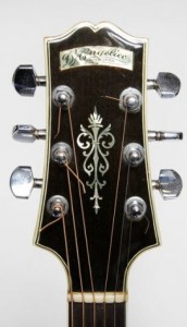 1937 D’Angelico archtop headstock