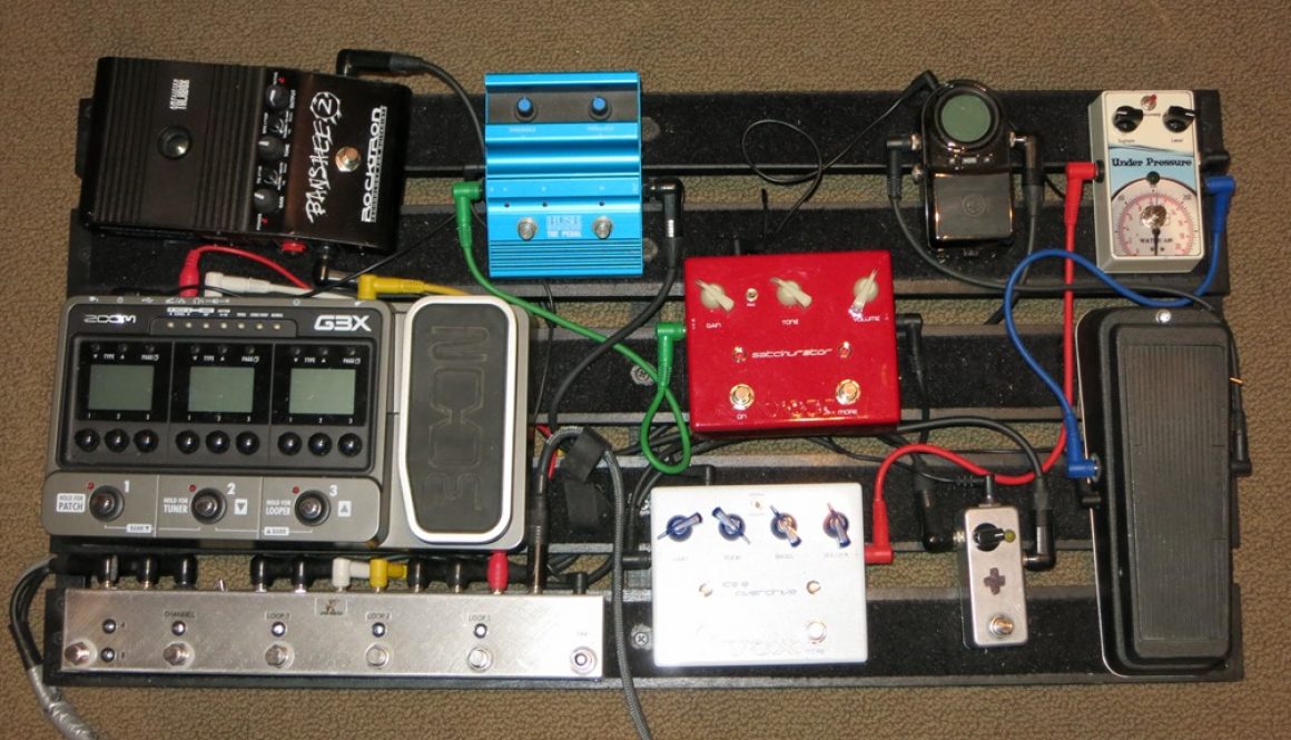 Pedal board with Zoom G3X -- too big!