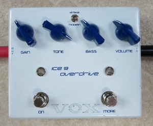 VOX Ice 9 Overdrive Settings