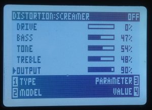 HD500X light tube screamer settings