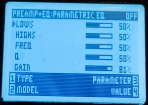 Parametric EQ Settings for Cleanish Boost