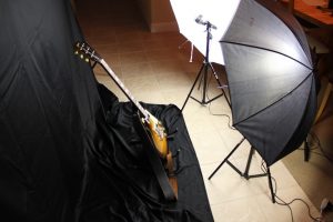 Three Les Pauls Video Shoot