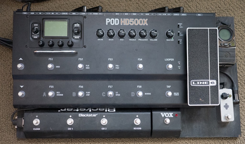 New Pedalboard HD500X