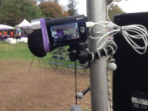 Joby GorillaPod with Sony HDR-MV1 Joby GorillaPod with Sony HDR-MV1