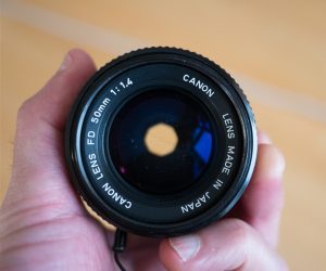 Adjusting Aperture on Canon FD 50mm with Speed Booster