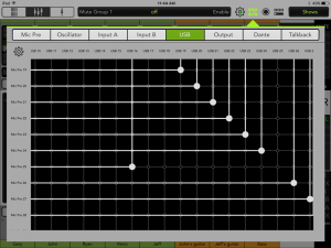 I/O Patch for B Input destinations I/O Patch for B Input destinations