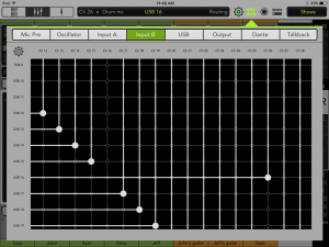 I/O Patch for USB destinations I/O Patch for USB destinations