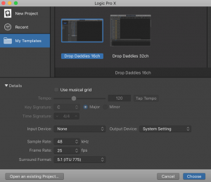 New Project From Template New Project From Template