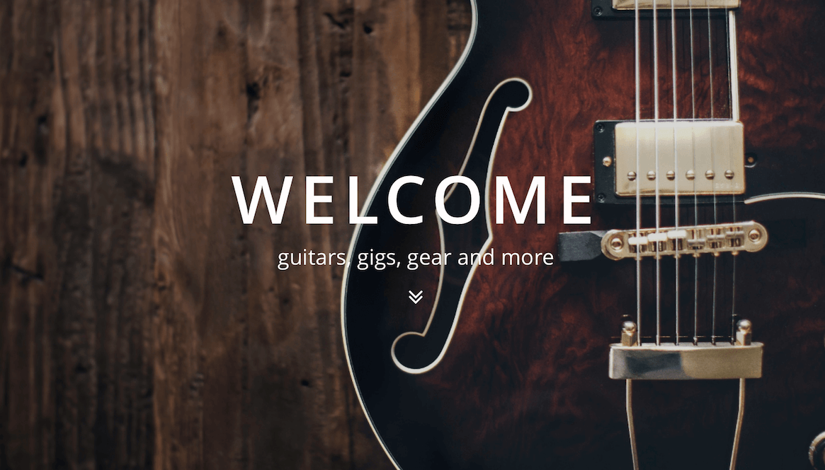 Guitar Welcome