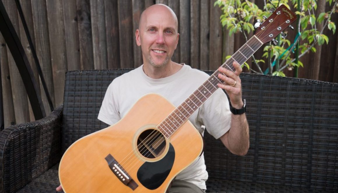 John With His 1978 Takamine