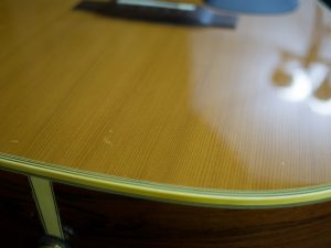 Takamine Acoustic Top After Polishing
