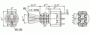 Fujisoku 8a SPDT Switch