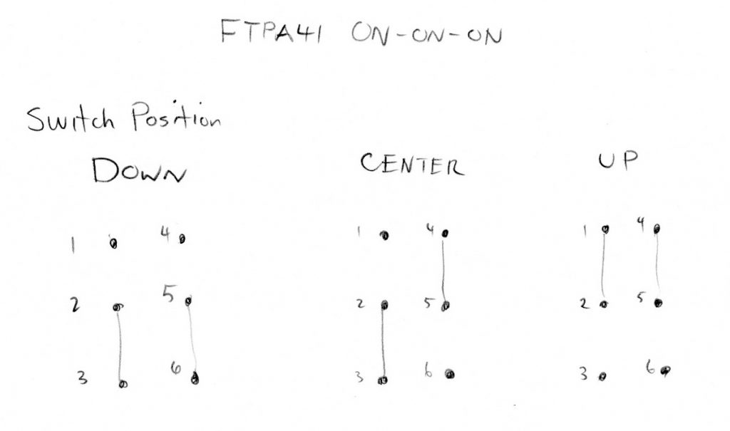 Ftpa41 Switch Connection Chart