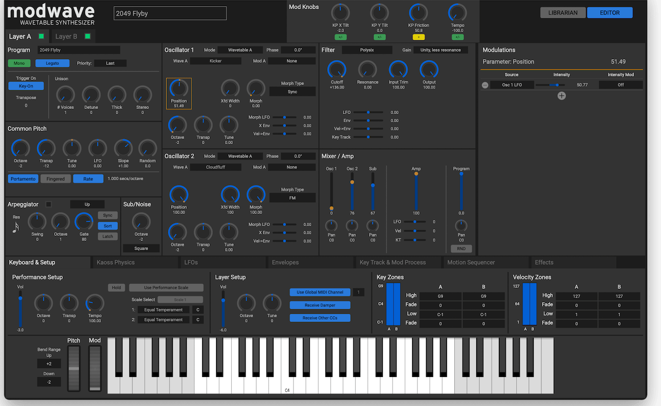 Modwave Editor Librarian