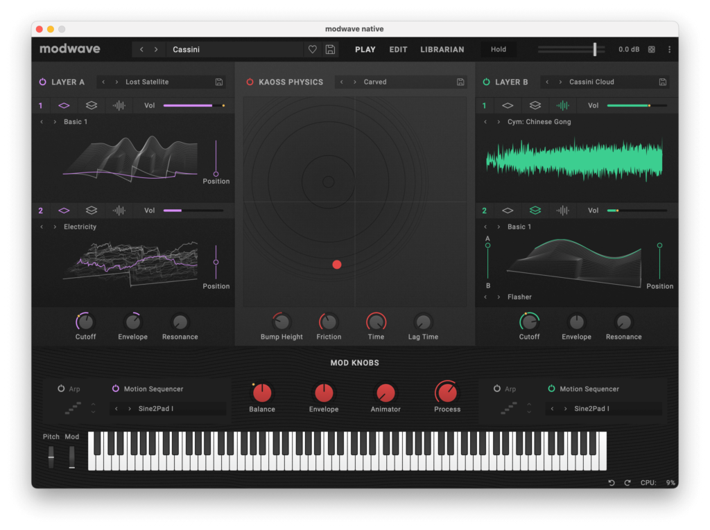 Korg MODWAVE native Wavetable SYNTHESIZERVST. Звук au. AAX.