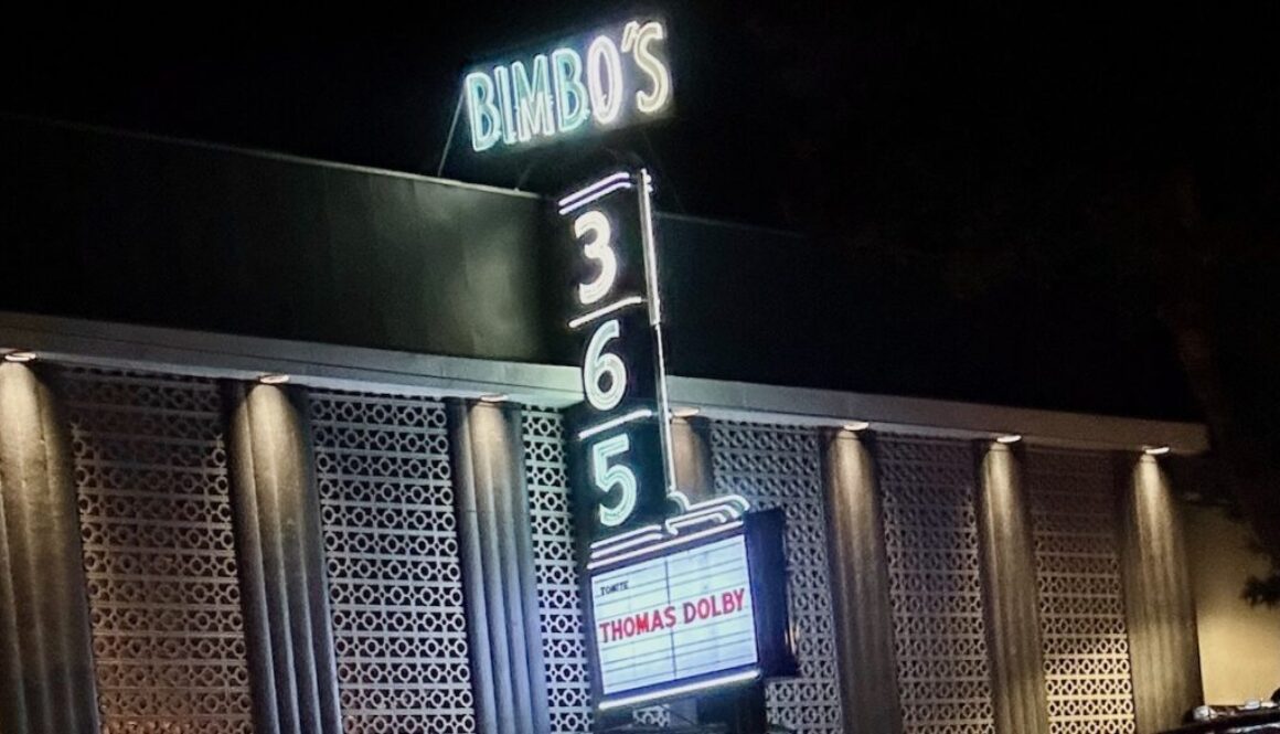 Thomas Dolby at Bimbos 365 on Nov 21, 2025